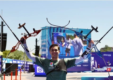 Matías Grande es campeón de Copa del Mundo de Tiro con Arco