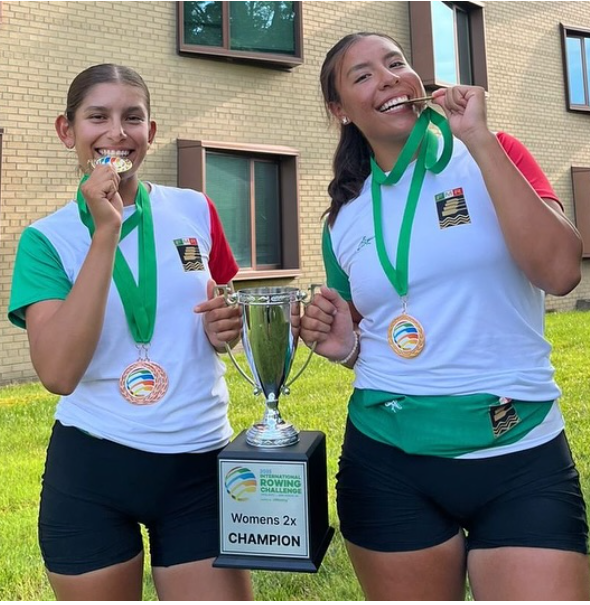 Andrea Sigala conquistó oro en el Rowing Challenge en EU